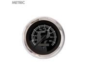 Speedometer Gauge Metric Ghost Flame Black Black Modern Needles Chrome 1932 gasser 1932 go kart big dog 956 nascar a body bert jr dragster dirt 356 7.3 pro