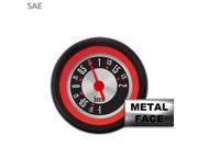 Turbo Gauge SAE American Retro Rodder Red Ring II Red Vintage Needles camper 350 project wide 5 rv go kart streetrod sbc dirt 671 rzr late model parts icon x