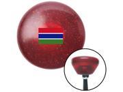 The Gambia Red Retro Metal Flake Shift Knob with M16 x 1.5 Insert g force mac lever lever standard solid handle oe decoration weighted metric resin knob plastic