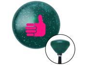 Pink Thumbs Up Green Retro Metal Flake Shift Knob with M16 x 1.5 Insert billard lever knob gear solid handle premium oem shift shift weighted automatic resin de