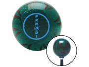 American Shifter Company ASCSNX1581632 Blue Ford Overdrive Green Flame Metal Flake Shift Knob with M16 x 1.5 Insert