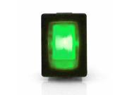 KIC Wiring 10882 Illuminated Rocker Switch 2 Green 16a 12vdc