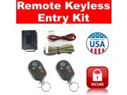 AutoLoc Power Accessories SM230257 AutoLoc Remote Keyless Entry Door Lock Unlock Kit SBC Jeep 350 GM V8 Ford Chevy