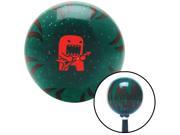 Red Domo Jammin Green Flame Metal Flake Shift Knob with M16 x 1.5 Insert formula weighted metric shift style standard knob oem hot decoration pool manual custom