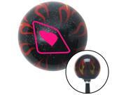 American Shifter Company ASCSNX1542202 Pink Heart on a Card Black Flame Metal Flake Shift Knob with M16 x 1.5 Insert American Shifter Company ASCSNX1542202 Pink Heart on a Card Black Flame Metal Flake Shift Knob with M16 x 1.5 Insert