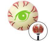 American Shifter Company ASCSNX1534173 Green One Eye Ivory Flame Shift Knob with M16 x 1.5 Insert component a body American Shifter Company ASCSNX1534173 Green One Eye Ivory Flame Shift Knob with M16 x 1.5 Insert component a body