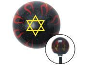 American Shifter Company ASCSNX1544019 Yellow Star of David Black Flame Metal Flake Shift Knob with M16 x 1.5 Insert American Shifter Company ASCSNX1544019 Yellow Star of David Black Flame Metal Flake Shift Knob with M16 x 1.5 Insert