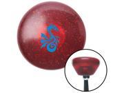 Blue Dragon Serpent Red Retro Metal Flake Shift Knob with M16 x 1.5 Insert mgb rod metric oem cover oe aftermarket stick lever resin gear top hot shift decorati
