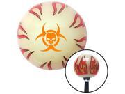 American Shifter Company ASCSNX1539758 Orange Bio Skull Ivory Flame Shift Knob with M16 x 1.5 Insert brass wrecker 351 American Shifter Company ASCSNX1539758 Orange Bio Skull Ivory Flame Shift Knob with M16 x 1.5 Insert brass wrecker 351