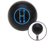 American Shifter Company 108199 Blue 3 Speed Black Shift Knob with M16 x 1.5 Insert