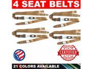 American Safety 42612 1957 1966 Ford Truck 4 Adjustable Tan Seat Lap Belt
