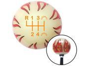 American Shifter Company ASCSNX1540669 Orange Shift Pattern CP20n Ivory Flame Shift Knob fits 6 Speed Shifter County Pr American Shifter Company ASCSNX1540669 Orange Shift Pattern CP20n Ivory Flame Shift Knob fits 6 Speed Shifter County Pr