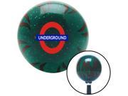 London Underground Green Flame Metal Flake Shift Knob with M16 x 1.5 Insert cover grip decoration oem pool custom shift premium lever manual shift lever afterma