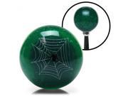 American Shifter Company ASCSN09007 Green Spider Custom Shift Knob Translucent with Metal Flake