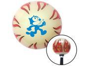 American Shifter Company ASCSNX1539820 Blue Felix The Cat Whistling Ivory Flame Shift Knob with M16 x 1.5 Insert American Shifter Company ASCSNX1539820 Blue Felix The Cat Whistling Ivory Flame Shift Knob with M16 x 1.5 Insert