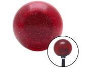 American Shifter Company ASCSN08008 Red Old Skool Series Custom Shift Knob Translucent with Metal Flake