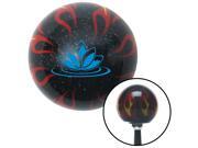 American Shifter Company ASCSNX1546128 Blue Flower on Lilypad Black Flame Metal Flake Shift Knob with M16 x 1.5 Insert American Shifter Company ASCSNX1546128 Blue Flower on Lilypad Black Flame Metal Flake Shift Knob with M16 x 1.5 Insert
