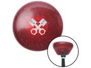 Pistons Metal Crossed Red Retro Metal Flake Shift Knob fits 1958 chrysler 1950 b hot rod 1949 plymouth chevy truck dune buggy 1959 oldsmobile 1949 chevrolet for