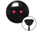 Pink Dragon Ball Z 2 Star Black Retro Shift Knob with M16 x 1.5 Insert spyder knobs lever knob knob strip aftermarket weighted shift gear shift cover boot man