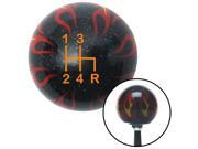 American Shifter Company ASCSNX1547943 Orange Shift Pattern 6n Black Flame Metal Flake Shift Knob with M16 x 1.5 Insert American Shifter Company ASCSNX1547943 Orange Shift Pattern 6n Black Flame Metal Flake Shift Knob with M16 x 1.5 Insert