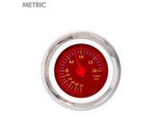 Turbo Gauge Metric Omega Red Red Modern Needles Chrome Trim Rings 671 amc project jr dragster matchless parts vintage late model bbc 1932 671 drag race min