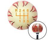 American Shifter Company ASCSNX1540213 Orange Shift Pattern 19n Ivory Flame Shift Knob fits 6 Speed Shifter Lever custo American Shifter Company ASCSNX1540213 Orange Shift Pattern 19n Ivory Flame Shift Knob fits 6 Speed Shifter Lever custo