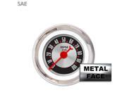 Tachometer Gauge American Retro Rodder Red Classic Needles Chrome Bezels early formula procharger 7.3 jr dragster line out cal customs matchess parts rat ro