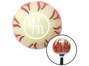 American Shifter Company ASCSNX1533000 White 5 Speed Shift Pattern - 5RUL Ivory Flame Shift Knob with M16 x 1.5 Insert American Shifter Company ASCSNX1533000 White 5 Speed Shift Pattern - 5RUL Ivory Flame Shift Knob with M16 x 1.5 Insert