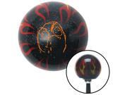 American Shifter Company ASCSNX1543062 Orange Derrrp Black Flame Metal Flake Shift Knob with M16 x 1.5 Insert American Shifter Company ASCSNX1543062 Orange Derrrp Black Flame Metal Flake Shift Knob with M16 x 1.5 Insert