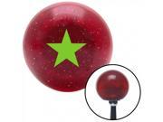 American Shifter Company ASCSNX39495 Green Rear Admiral Lower Half Red Metal Flake Shift Knob with 16mm x 1.5 Insert