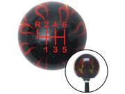 American Shifter Company ASCSNX1547588 Red Shift Pattern 19n Black Flame Metal Flake Shift Knob fits 6 Speed Shifter Le American Shifter Company ASCSNX1547588 Red Shift Pattern 19n Black Flame Metal Flake Shift Knob fits 6 Speed Shifter Le