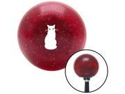 White Cat Red Metal Flake Shift Knob with M16 x 1.5 Insert tpi racing street rod knob stick boot solid gear leather manual knobs hot metric black premium cover