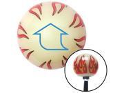 American Shifter Company ASCSNX1533600 Blue Fat Empty Arrow Up Ivory Flame Shift Knob with M16 x 1.5 Insert hot rod American Shifter Company ASCSNX1533600 Blue Fat Empty Arrow Up Ivory Flame Shift Knob with M16 x 1.5 Insert hot rod