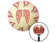American Shifter Company ASCSNX1534463 Red Angel Wings Ivory Flame Shift Knob with M16 x 1.5 Insert auto road king gear American Shifter Company ASCSNX1534463 Red Angel Wings Ivory Flame Shift Knob with M16 x 1.5 Insert auto road king gear