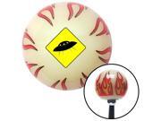 American Shifter Company ASCSNX1541090 Yield to UFO Ivory Flame Shift Knob with M16 x 1.5 Insert gear 18 degree bbs American Shifter Company ASCSNX1541090 Yield to UFO Ivory Flame Shift Knob with M16 x 1.5 Insert gear 18 degree bbs
