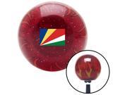 American Shifter Company ASCSNX1630838 Seychelles Red Flame Metal Flake Shift Knob with M16 x 1.5 Insert 2 din modified