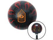 American Shifter Company ASCSNX1546628 Orange 11 Sgt Major of the Marine Corps Black Flame Metal Flak Shift Nob M16x1.5 American Shifter Company ASCSNX1546628 Orange 11 Sgt Major of the Marine Corps Black Flame Metal Flak Shift Nob M16x1.5