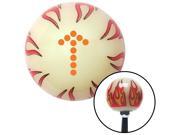 American Shifter Company ASCSNX1533690 Orange Dotted Directional Arrow Up Ivory Flame Shift Knob with M16 x 1.5 Insert American Shifter Company ASCSNX1533690 Orange Dotted Directional Arrow Up Ivory Flame Shift Knob with M16 x 1.5 Insert