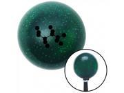 American Shifter Company ASCSNX46665 Black Molecule Structure Green Metal Flake Shift Knob with 16mm x 1.5 insert 70