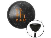 American Shifter Company ASCSNX155767 Orange Shift Pattern 6n Black Retro Metal Flake Shift Knob fits 4 Speed Shifter American Shifter Company ASCSNX155767 Orange Shift Pattern 6n Black Retro Metal Flake Shift Knob fits 4 Speed Shifter