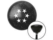 American Shifter Company ASCSNX152527 White 5 Stars in Circle Black Retro Metal Flake Shift Knob with M16 x 1.5 Insert American Shifter Company ASCSNX152527 White 5 Stars in Circle Black Retro Metal Flake Shift Knob with M16 x 1.5 Insert