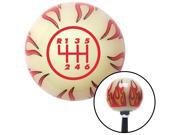 American Shifter Company ASCSNX1533095 Red 6 Speed Shift Pattern - 6RUL Ivory Flame Shift Knob with M16 x 1.5 Insert American Shifter Company ASCSNX1533095 Red 6 Speed Shift Pattern - 6RUL Ivory Flame Shift Knob with M16 x 1.5 Insert