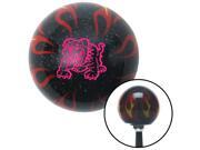 American Shifter Company ASCSNX1547157 Pink Bulldog Angry Black Flame Metal Flake Shift Knob with M16 x 1.5 Insert American Shifter Company ASCSNX1547157 Pink Bulldog Angry Black Flame Metal Flake Shift Knob with M16 x 1.5 Insert