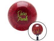 American Shifter Company ASCSNX1618398 Green Euro Fresh Red Flame Metal Flake Shift Knob fits vw premium smooth afterma vw