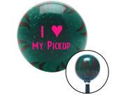 Pink I 3 MY PICKUP Green Flame Metal Flake Shift Knob with M16 x 1.5 Insert handle metric plastic resin pull lever decoration rack shift cover knob shift oem st