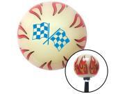 American Shifter Company ASCSNX1537176 Blue 2 Checkered Race Flags Ivory Flame Shift Knob with M16 x 1.5 Insert rv American Shifter Company ASCSNX1537176 Blue 2 Checkered Race Flags Ivory Flame Shift Knob with M16 x 1.5 Insert rv
