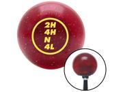 Yellow Transfer Case 8 Red Metal Flake Shift Knob with M16 x 1.5 Insert scta rack knobs knob grip aftermarket cover oe solid resin hot knob shift lever billard