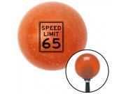 American Shifter Company ASCSNX27338 Black Speed Limit 65 Orange Metal Flake Shift Knob with 16mm x 1.5 Insert
