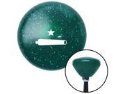 White Come And Take It Green Retro Metal Flake Shift Knob with M16 x 1.5 Insert knob leather oem hot weighted performance automatic standard knob custom style m