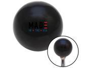 Made In The USA Black Shift Knob fits Flag Civic Independence transmission jeep white republican president glory patriotism independence day us blue liberty fr